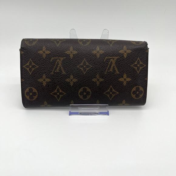 LOUIS VUITTON Monogram Leather Long Wallet with CERTIFICATE of AUTHENTICATION - Picture 6 of 16